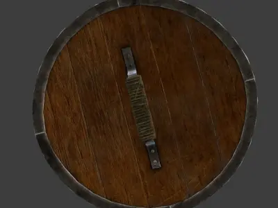 Game Shield Free low-poly 3D model
