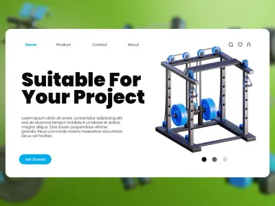 Gym and Fitness 3D model purchase