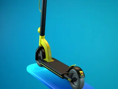 Electric  scooter  3D model
