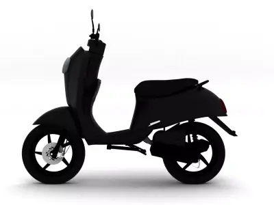 Scooter Motorcycle Style 3D model