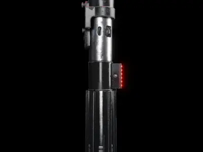 Darth Vaders Lightsaber Low-poly 3D model