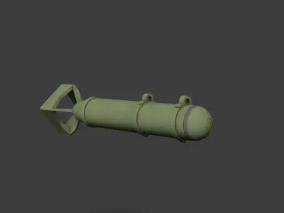 White phosphorus bomb 3D model