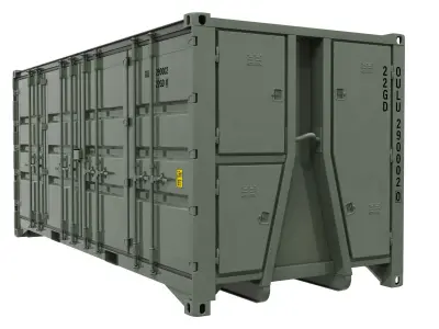 Military Container 3D model purchase