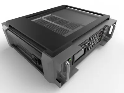 Military Radio Model 04 Low-poly 3D model