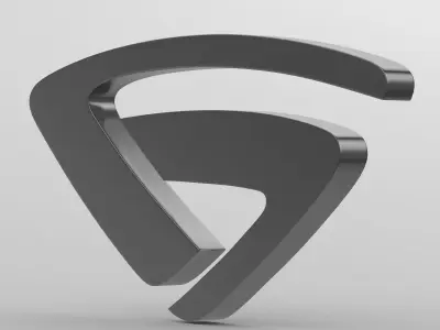mtz logo 3D model