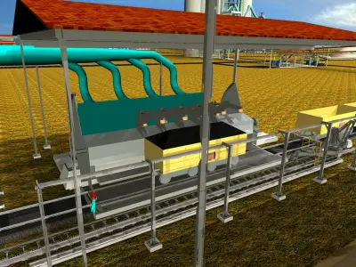 Wagon Tippler Free 3D model