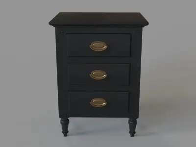 Easterbrook Chairside Chest 3D model