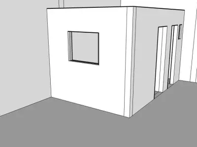 Industrial Shed 3D print model