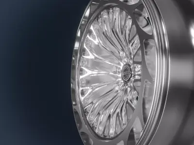 TnT forged 20-99 Custom wheel High-Poly 3D model