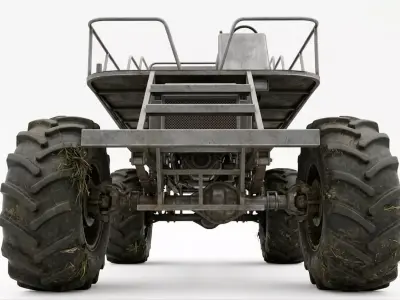 Modern Industrial Wheel Loader 3D model