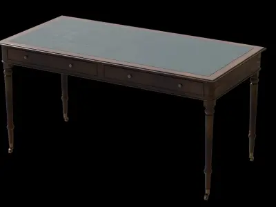 Library table 3D model