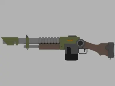 Lasgun Lucius    Warhammer 40k Free 3D model