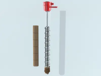industrial heaters 3D model