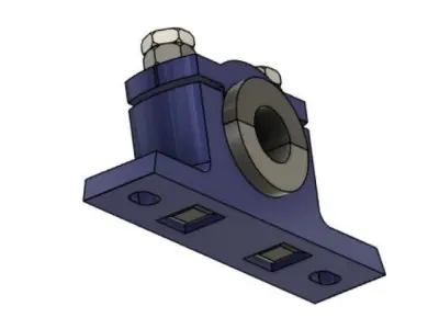 Plummer block 3D model purchase