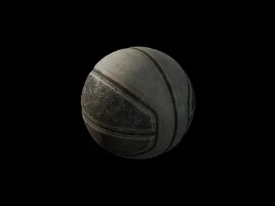 Anydrafts Old basketball 01 Low-poly 3D model