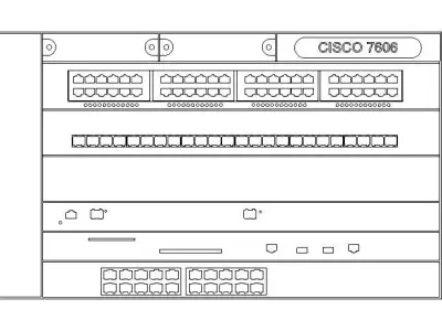 CISCO 7606 3D model