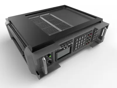 Military Radio Model 04 Low-poly 3D model