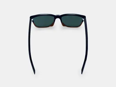 Barkley Low Bridge Fit Sunglasses in Antique Shale Fade 3D model purchase
