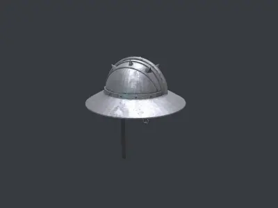 Medieval Helmet Low-poly 3D model