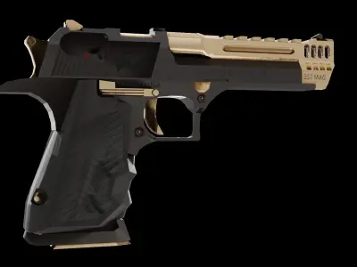 Premium Desert Eagle Low-poly 3D model