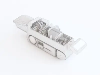 Sanding machine bosch gbs 75 ae 3D model