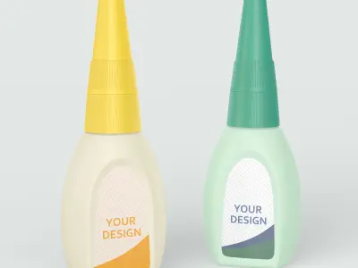 Super Glue Bottle 3D model