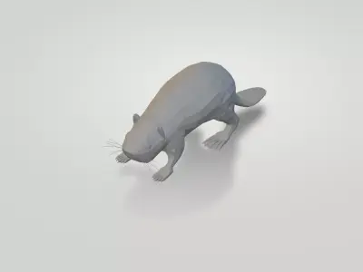 Beaver Free 3D model purchase