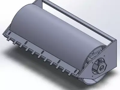 Compactor Roller 3D model