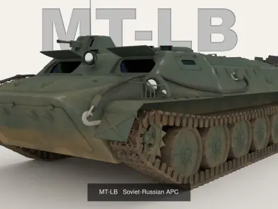 Soviet APCs and IFVs 3D Model Pack