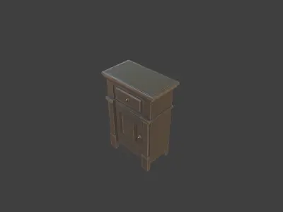 Vintage Furnitures 3D model