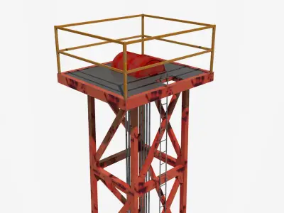 Oil Derrick 3D model purchase