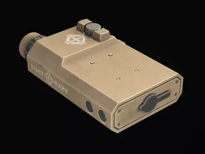 Sight Mark Laser Light Low-poly 3D model