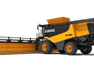 Claas Lexion Combine Harvester 3D model