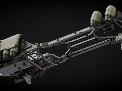 Cargo Transporter 3D model