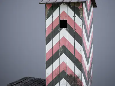 Guardhouse Low-poly 3D model