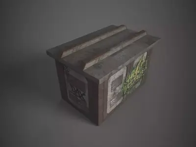 Realistic Urban Transformer Station  Low-poly 3D model