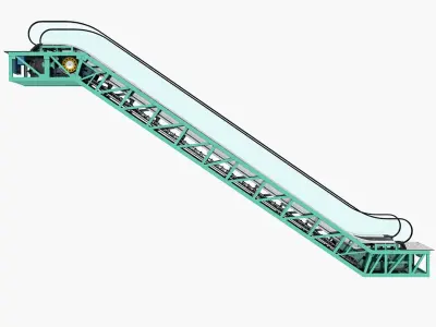 Escalator 02 3D model