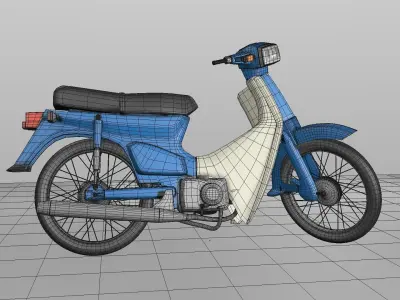 Honda Econo 90 3D model