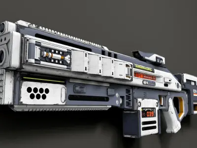 Si Fi - Weapon by M 3D model
