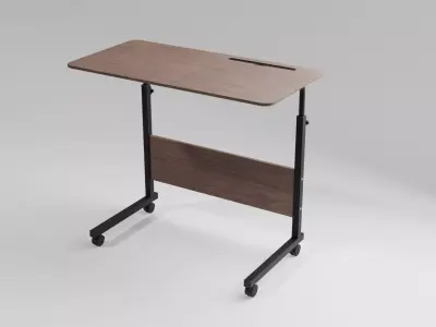 Mobile Bedroom Desk 3D model