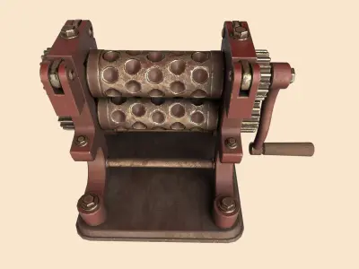 Stylized Candy Drop Roller Low-poly 3D model