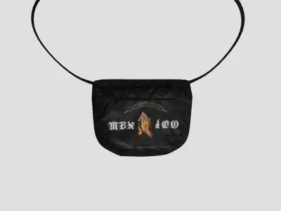 Bag 3d moddel low poly game Low-poly 3D model