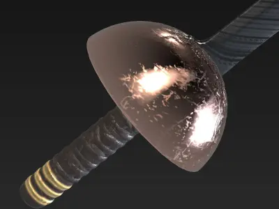 pirate sword 3D model buy