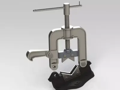 Protec 7-19 clamp for pipes Free 3D model