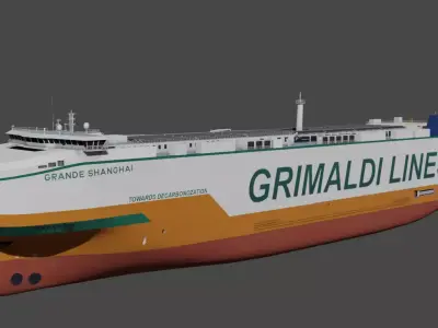 PCTC Grande Shanghai Low-poly 3D model