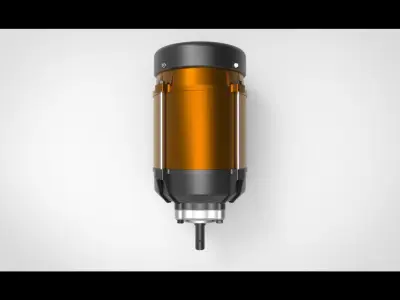 AC Electrical Motor 3D model
