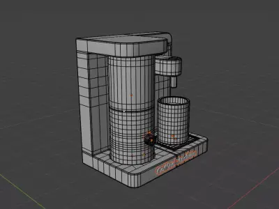 Coffee Machine Low-poly 3D model purchase