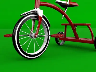Kids Tricycle 3D model