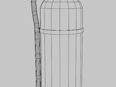 Fire Extinguisher Free low-poly 3D model order