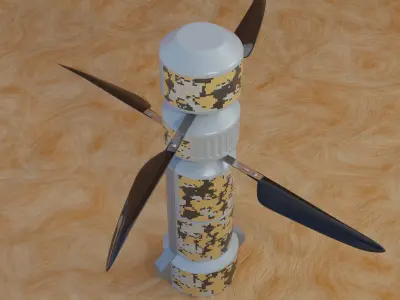 Loitering Ammunition Panzerabwehrdrone  3D model